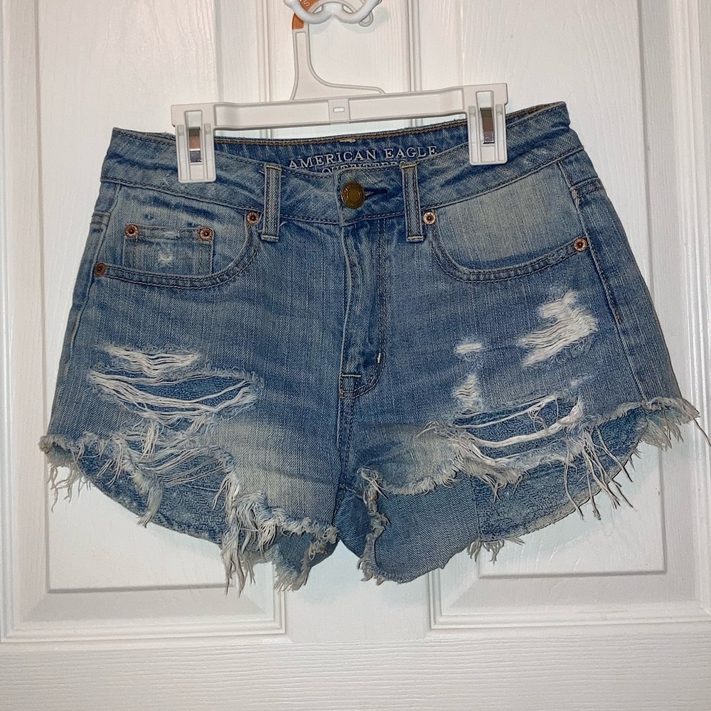 American Eagle Hi-Rise Festival Jean Shorts